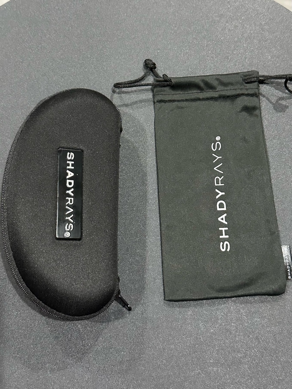 Shady Rays hard case and pouch